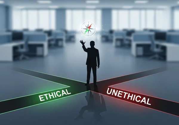 Navigating ethical choices with a moral compass in business