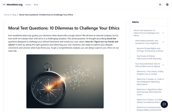 Moral Test Questions: 10 Dilemmas to Challenge Your Ethics